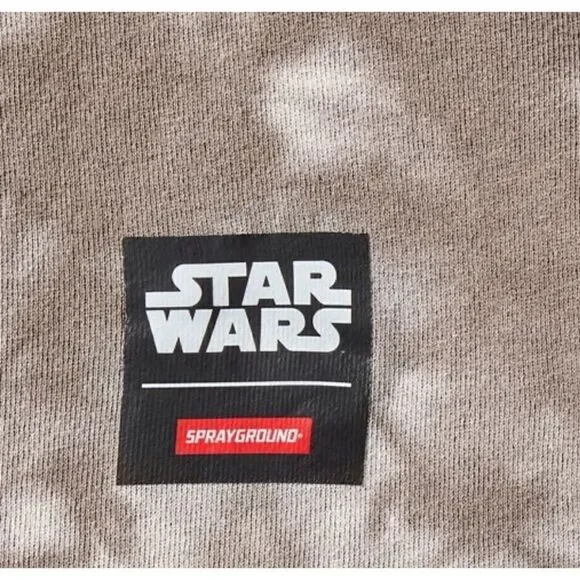 Sprayground Star Wars MANDALORIAN HOODIE PULLOVER BROWN Size XL / NWT - Picture 6 of 8